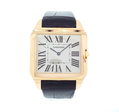 Cartier Santos Dumont 18k Rose Gold Men 