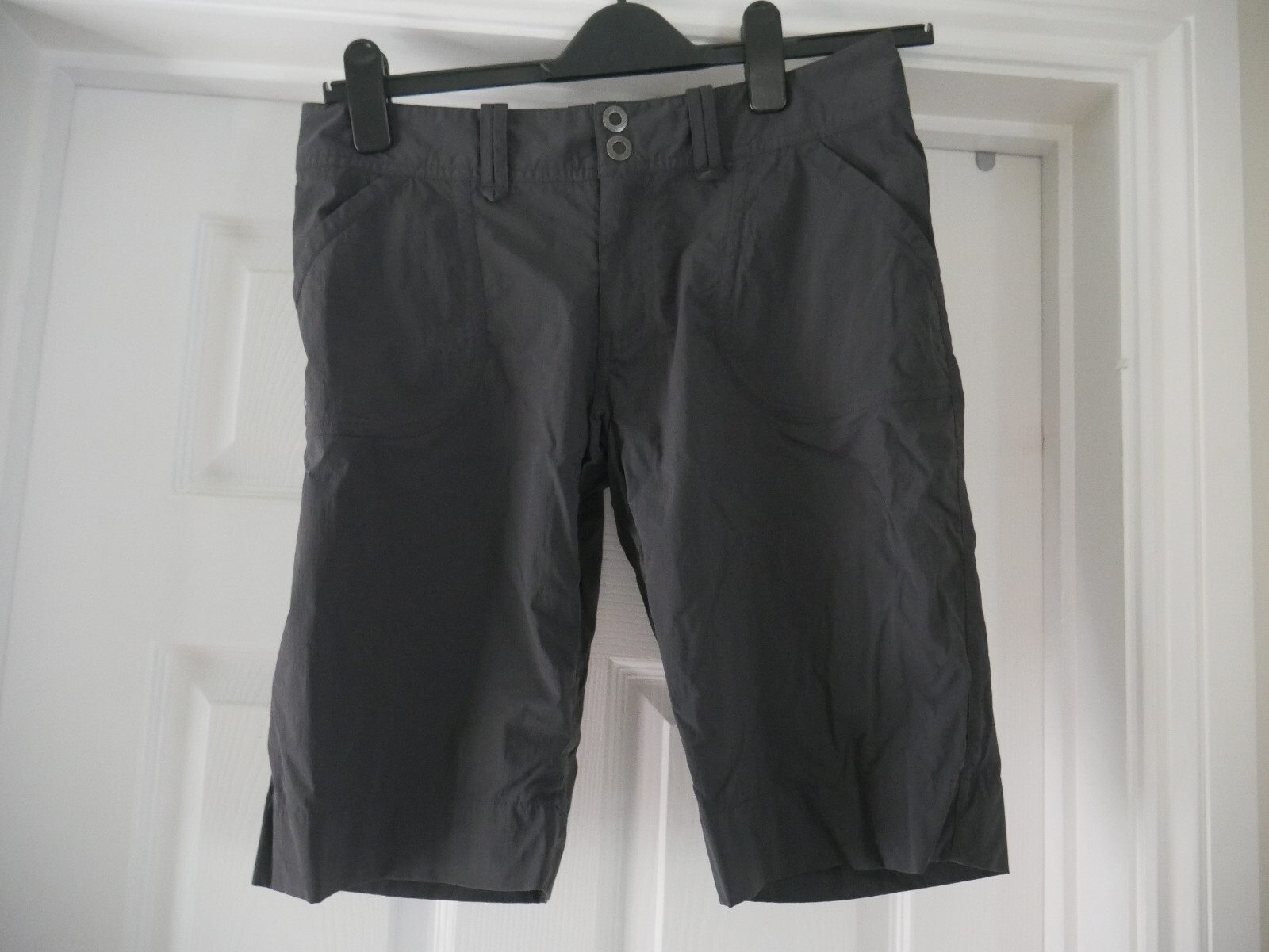 ARC'TERYX Pantaloncini grigi Arcteryx taglia 6 donna UK 10 12 32" vita estate passeggio escursionismo Desi