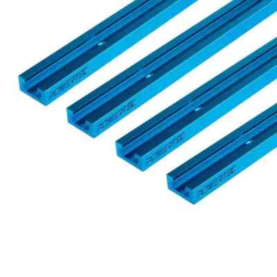 POWERTEC T Track Universal Double-Cut Profile Predrilled Mounting Holes (4-Pack)