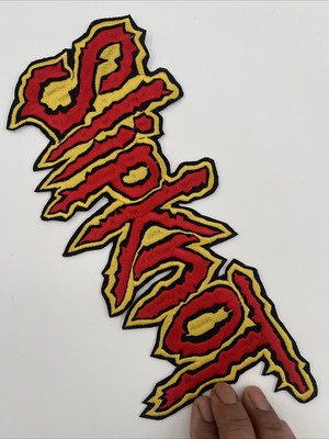Slipknot Logo XLG Back Patch: Quality Embroidery, Sew On, 11 3/4  X 5 , New