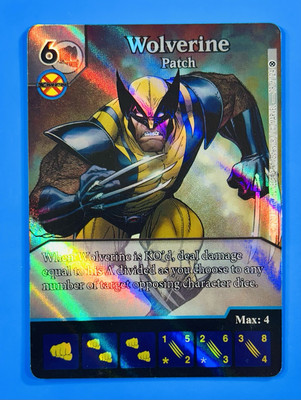Marvel Dice Masters Wolverine Patch Promo Foil - Open To Offers! Card Only