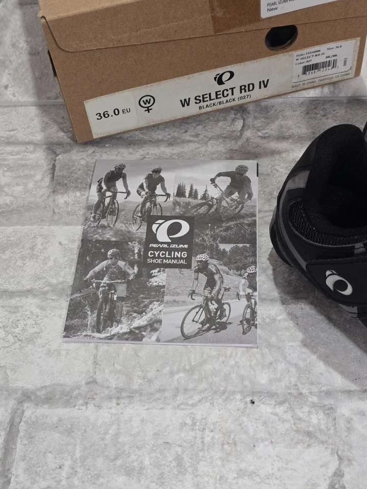 Pearl Izumi Select Road IV para mujer talla 36, EE. UU. 5 negro/negro Foto 2 de 4