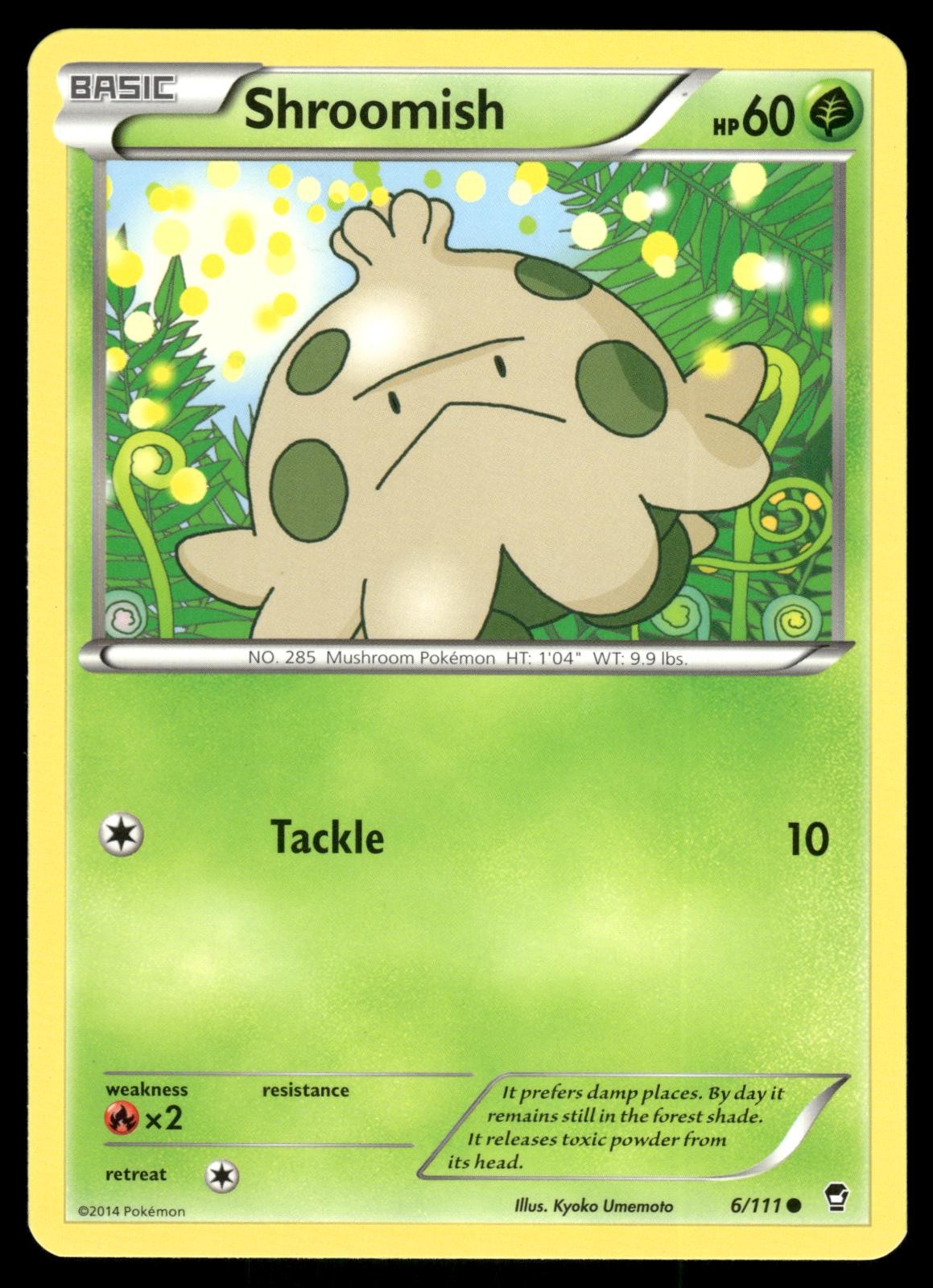 Shroomish 6/111 Common Furious Fists Pokemon Near Mint