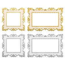 Double Resin Surround Socket Frame Wall Sticker Home Decor Light Switch Cover