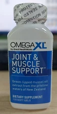 Omega XL 120 Capsules - Green Lipped Mussel Omega-3 Joint Relief Supplement USA
