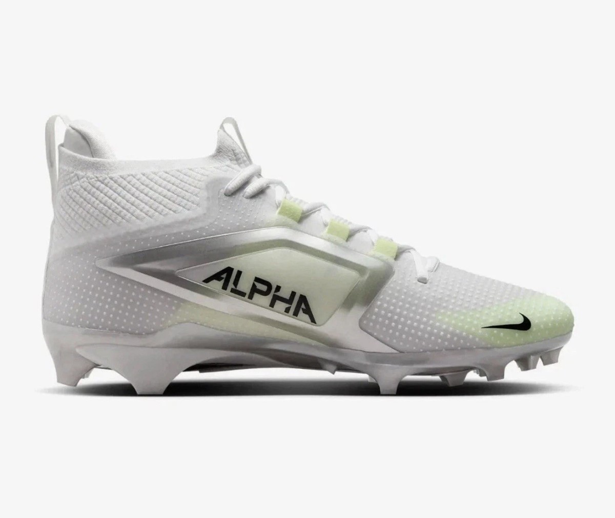 Nike Alpha Menace 4 Elite Men's Football Cleats White FD7036-100