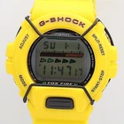 Casio DW-6630B Watch G-Shock Digital Yellow Case Wristwatch Men Vintage