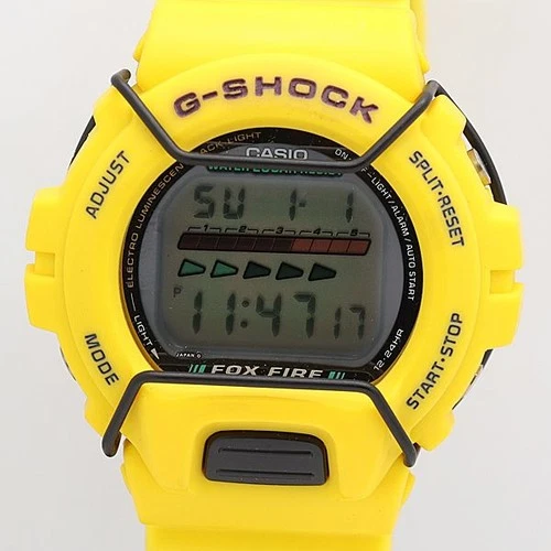 Casio DW-6630B Watch G-Shock Digital Yellow Case Wristwatch Men Vintage