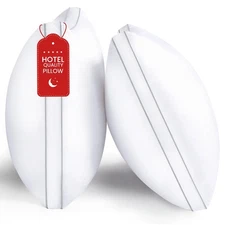 Pillows Queen Size Set of 2, Gusseted Bed Pillows for Sleeping 2 Pack, Luxury...