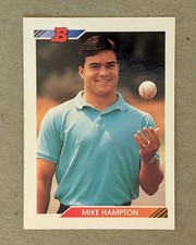 1992 Bowman - Mike Hampton - #638 - Seattle Mariners - Rookie Card - NrMt-Mt