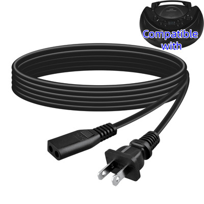 AC Power Cable Cord for Memorex MP3221 Compact CD Player AM/FM Radio Boombox