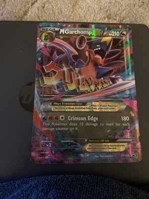 Mega M Garchomp EX XY168 Ex/NM Jumbo XY Promo Pokemon | eBay