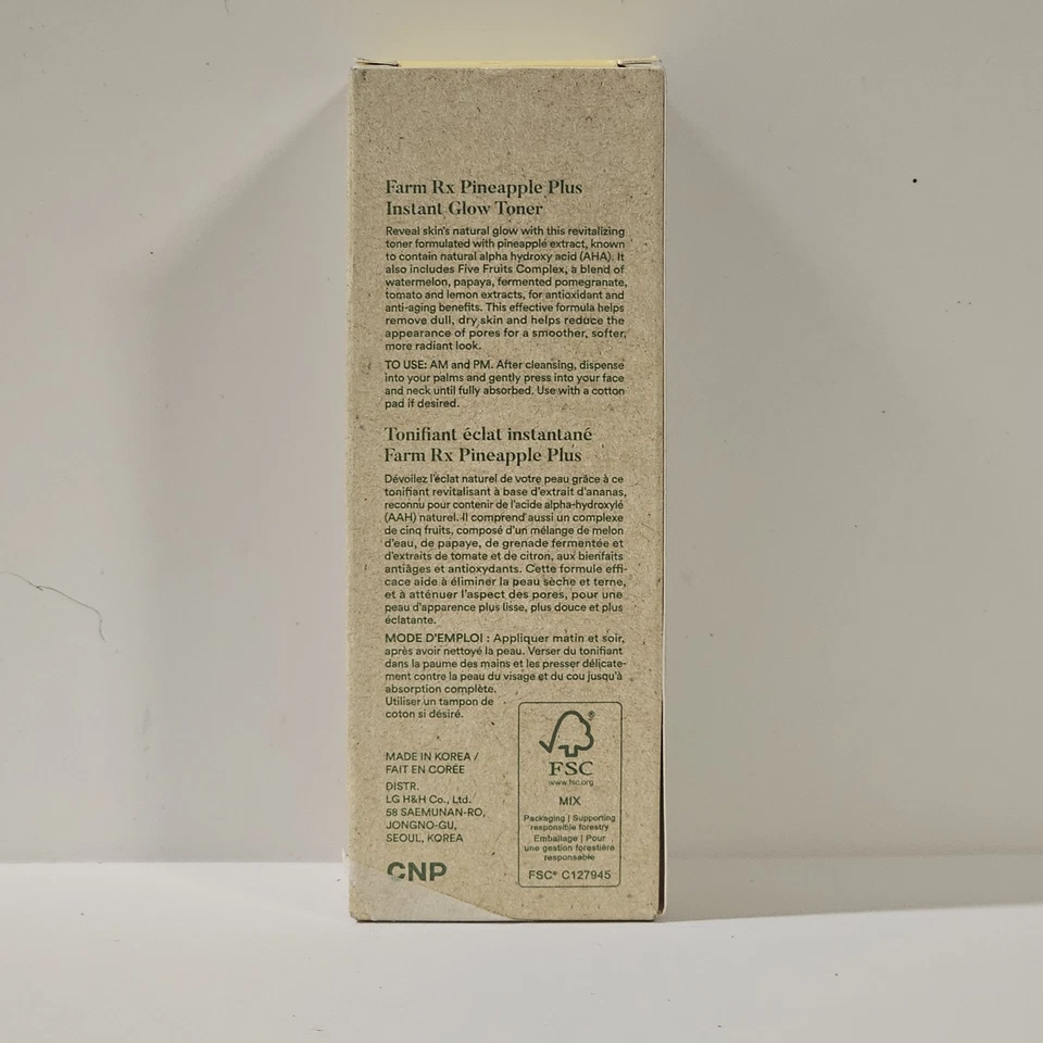 Farm RX Pineapple Plus Instant Glow Toner Hypoallergenic 5 fl oz - Image 2 of 2