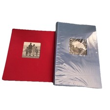 2 Pioneer Cloth Photo Albums Red And Blue Fits 4" x 6" Prints 300 Pictures