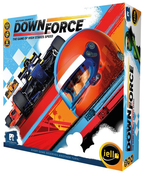 Iello , Downforce , Board Game , Ages 8+ , 2-6 Players , 30 Minutes Playing Time-image