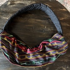 Crossbody Boho Knit Woven Aztec Sling Carrier Shoulder Bag Hippie Festival New L