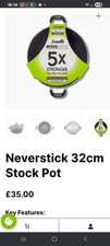 Scoville Neverstick 5x Stronge Than Other Non sticks 32cm/8L Stock Pot
