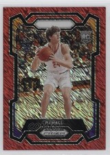 2024-25 Panini Prizm Draft Picks FOTL Red Shimmer 4/9 PJ Hall #55 0m89