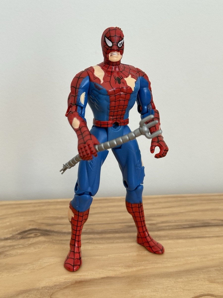 Spider-Man Animated Series BATTLE RAVAGED SPIDERMAN Figure