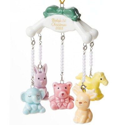 Baby's First Christmas Ornament 2025 Girl & Boy, My 1st Christmas Tree Decora...