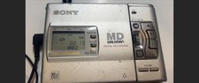 Sony Walkman MZ-R50 MiniDisc Player/Recorder w/Battery As Is - partially working