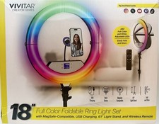 NIB 18inch Foldable Ring Light W/remote