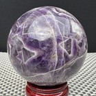 625g Natural Dream Amethyst Sphere Quartz Crystal Ball Specimen Healing