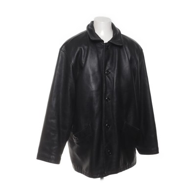 Rose's Roses, Lederjacke, Herren, Größe: 58, Schwarz, Einfarbig #v2d