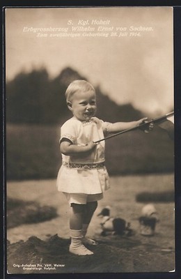 Erbgrossherzog Wilhelm Ernst von Sachsen-Weimar-Eisenach, Ansichtskarte 
