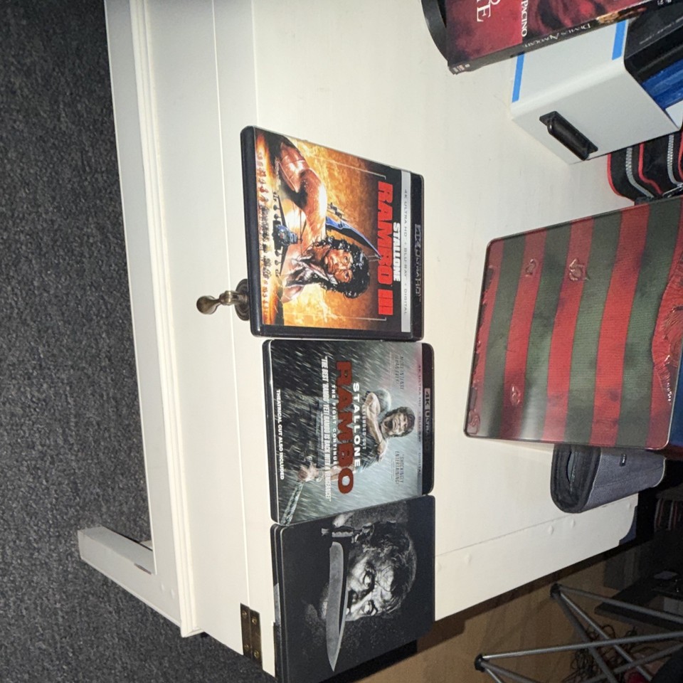 Rambo 4K Ultra HD Collection: First Blood, part 2, Rambo, Rambo III ...