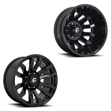 20x9 Fuel D675 Blitz Black 05-up Ford Dually Super Single Wheels 8 Lug Set Of 6 20x9 Fuel D675 Blitz Black 05-up Ford Dually Super Single Wheels 8 Lug Set Of 6