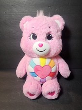 Care Bears Hopeful Heart Bear 13" Pink Plush 2021 Stuffed Animal