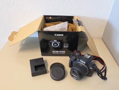 Canon EOS R100 Mirrorless Camera RF-S 18-45mm F4.5-6.3 IS STM Lens Kit Tested!