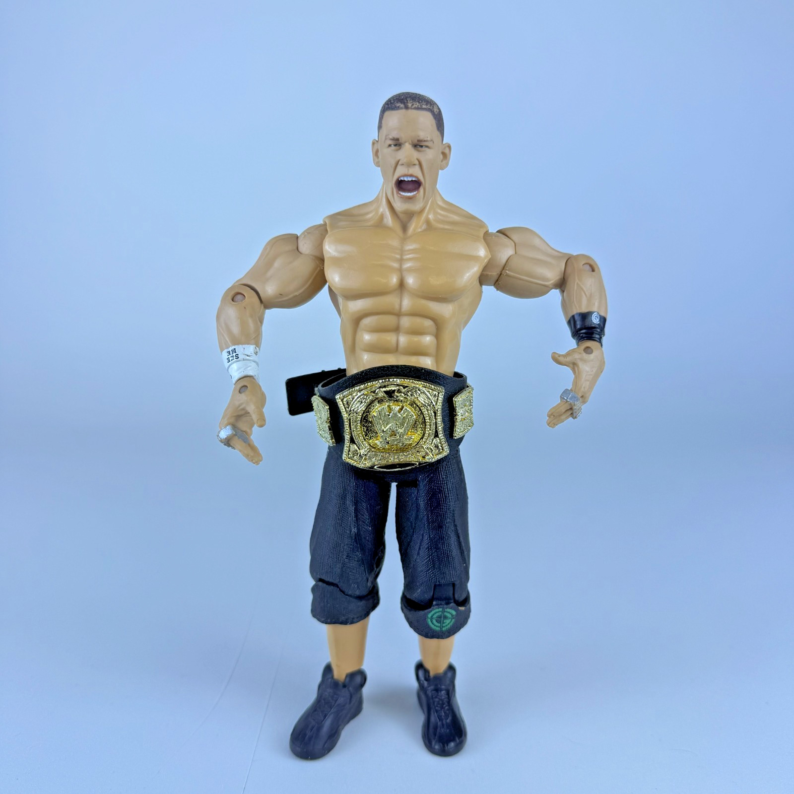 Jakks Pacific Wwe 2003 John Cena Wrestling Action Figure With Belt