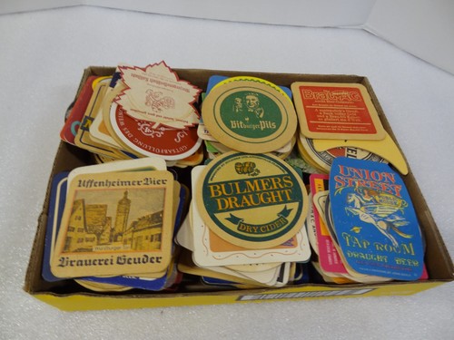 Vintage Lot 195 Bier Pappdeckel Untersetzer Europa Deutsch USA Selten Unikat 3 Pfund - Bild 13 von 14