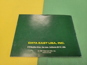 Ring King NES Authentic Nintendo Instruction Manual Booklet Only