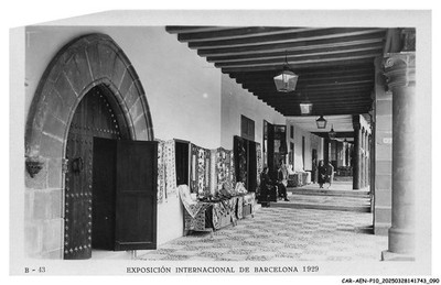 CAR-AENP10-0563-ESPAGNE - Exposición Internacional De Barcelona 1929 - Porches