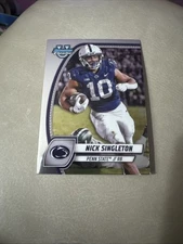 2024 Bowman University Chrome #188 Nick Singleton Penn State Football Card