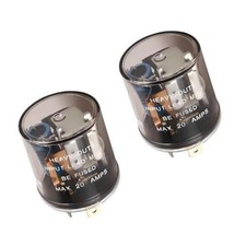 2 PCS LED Flasher Relay, 2 Pin 12V Heavy Duty Turn Signal Relay for Fixing