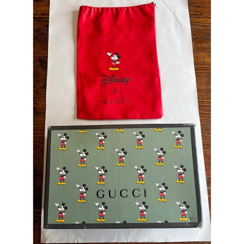 GUCCI X DISNEY MICKEY MOUSE COLABORACIÓN Bolsa de zapatos vacía y bolsa antipolvo EDICIÓN LIMITADA - Imagen 12 de 12