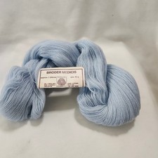 1 50 gr Hank DMD Broder Medicis Virgin Wool Baby Blue 7800 44459 B19