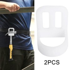 2Pcs H&auml;mmer Halter Taille Aufh&auml;nger Manuelle Holzbearbeitung Werkzeug Tragbare