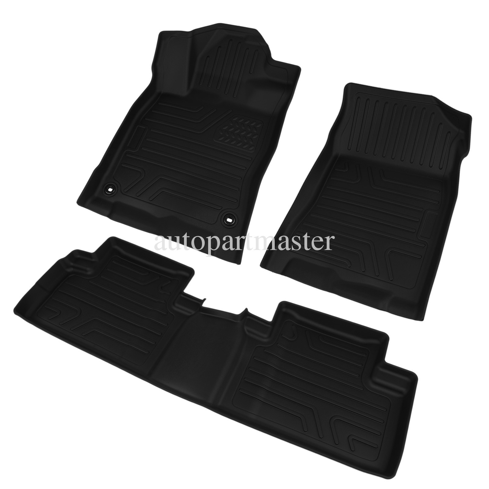 All-Weather TPE Floor Mats for 2016-2021 Honda Civic Floor Liners Accessories