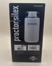 Proctor Silex Fresh Grind Electric Coffee & Spice Grinder White 80301PS