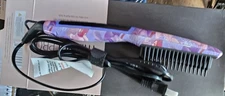 Calista TrianglPRO Triangl Pro Heated Hair Detailer Brush Fancy Floral RARE READ