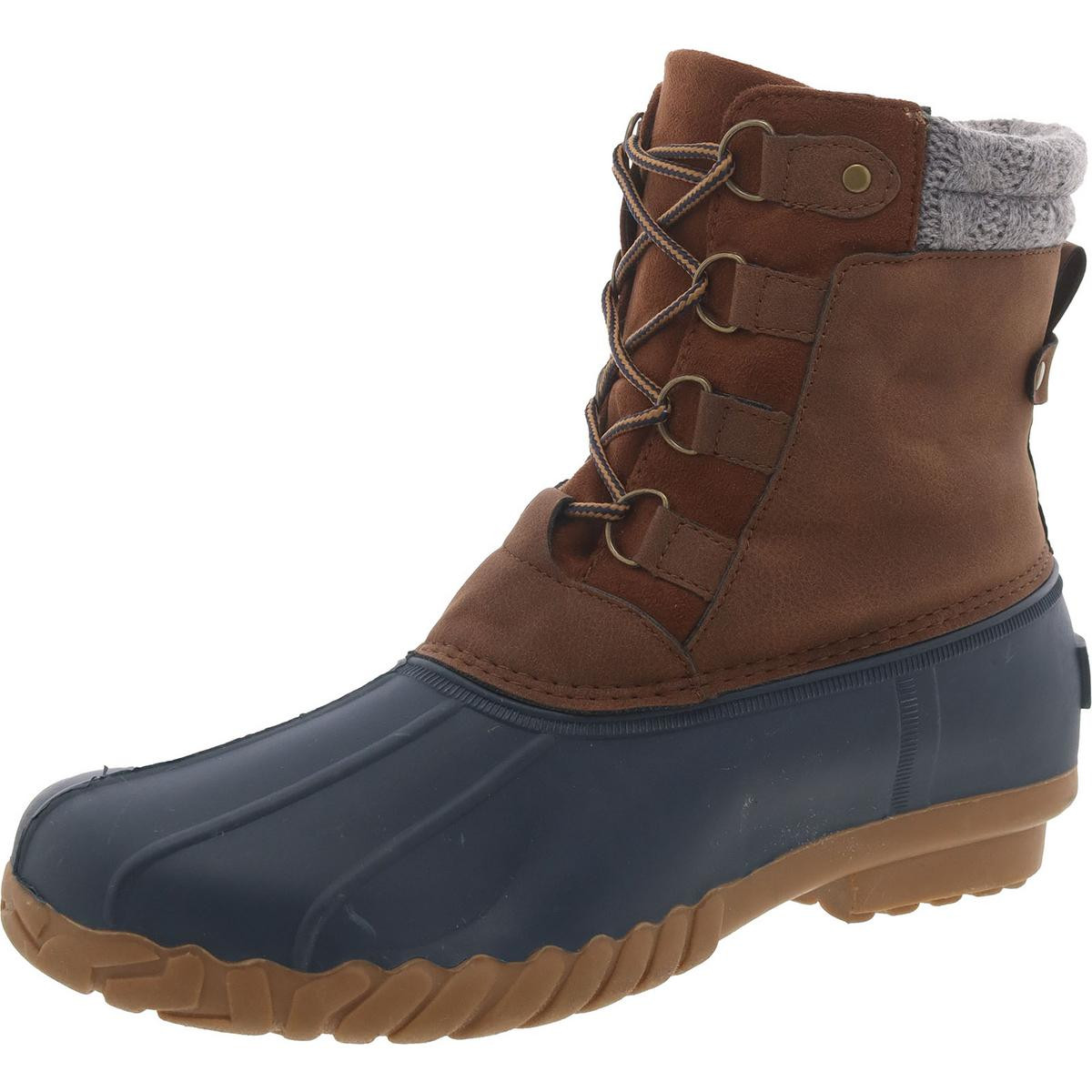 Спортивные женские синие ботильоны из искусственной кожи Shoes 9 Medium (B,M) BHFO 4945