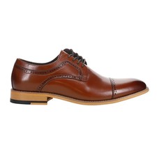 Stacy Adams Shoes Dickinson Cap Toe Oxford Cognac Size 12 — photo 2