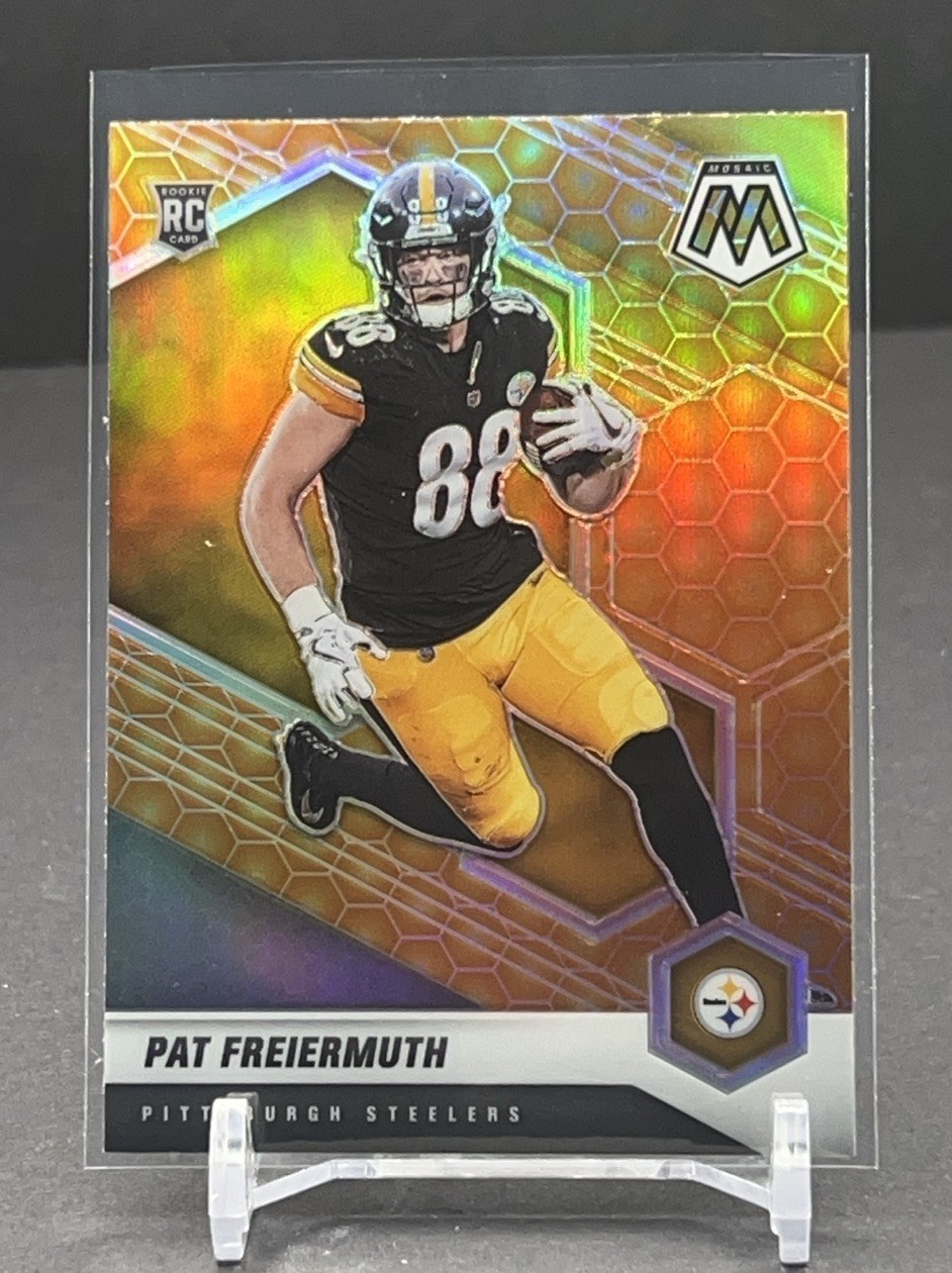 Pat Freiermuth 2021 Panini Mosaic Honeycomb Prizm Rookies #332 Steelers RC SSP