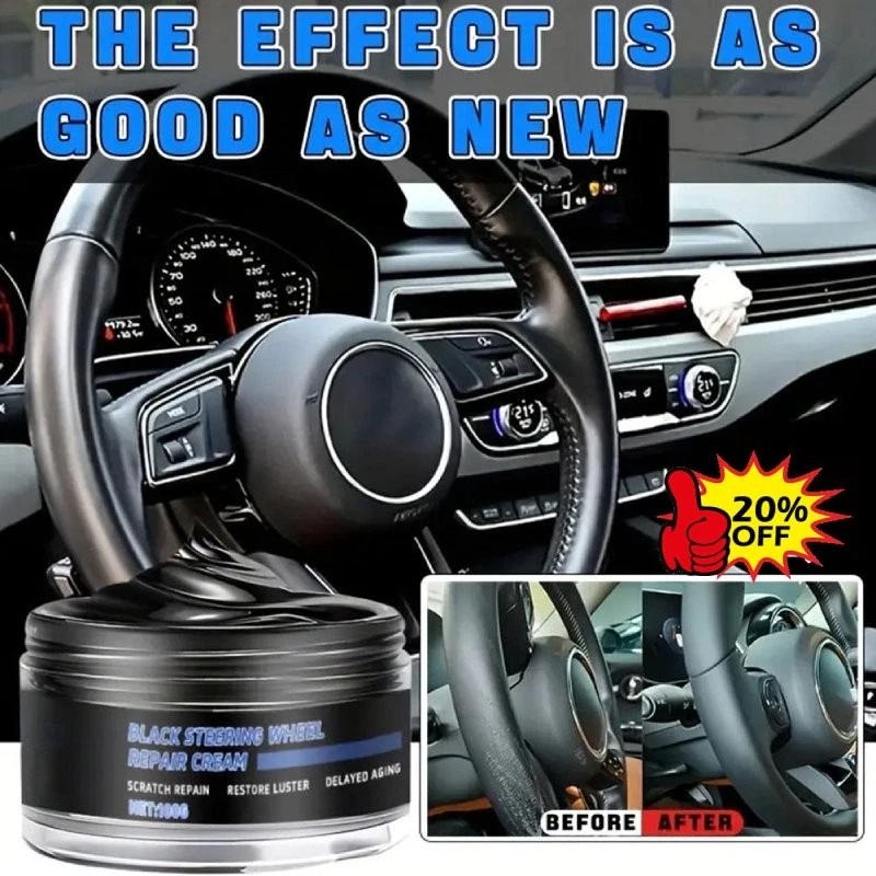 Repair Paste for Car Steering Wheels - Restores Black Gloss, R-emoves Peeling - Image 2 of 4
