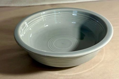 Homer Laughlin Fiesta Pearl Gray 7" Coupe Soup Bowl